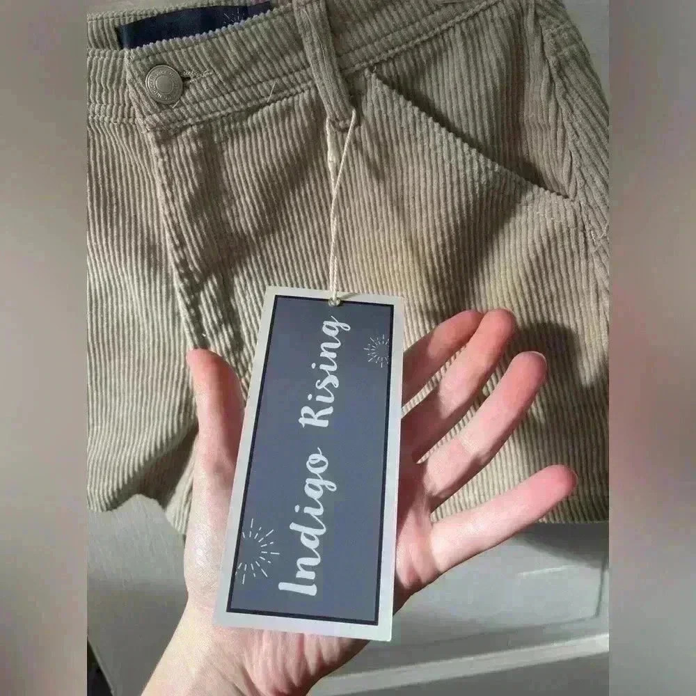 NWT Tan corduroy shorts from Indigo Rising size 3/26‎ - Picture 4 of 9